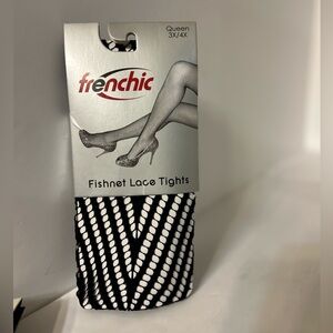 NWT Frenchic  Fishnet Lace Tights/ hose
